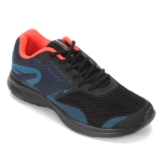 Tênis Rainha Rescue Feminino - Preto e verde Menor preço em Tênis Rainha Rescue Feminino - Preto e verde