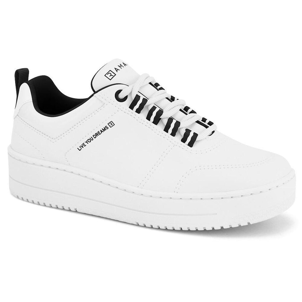 Tênis Ramarim 2391204 Feminino - Branco/Preto