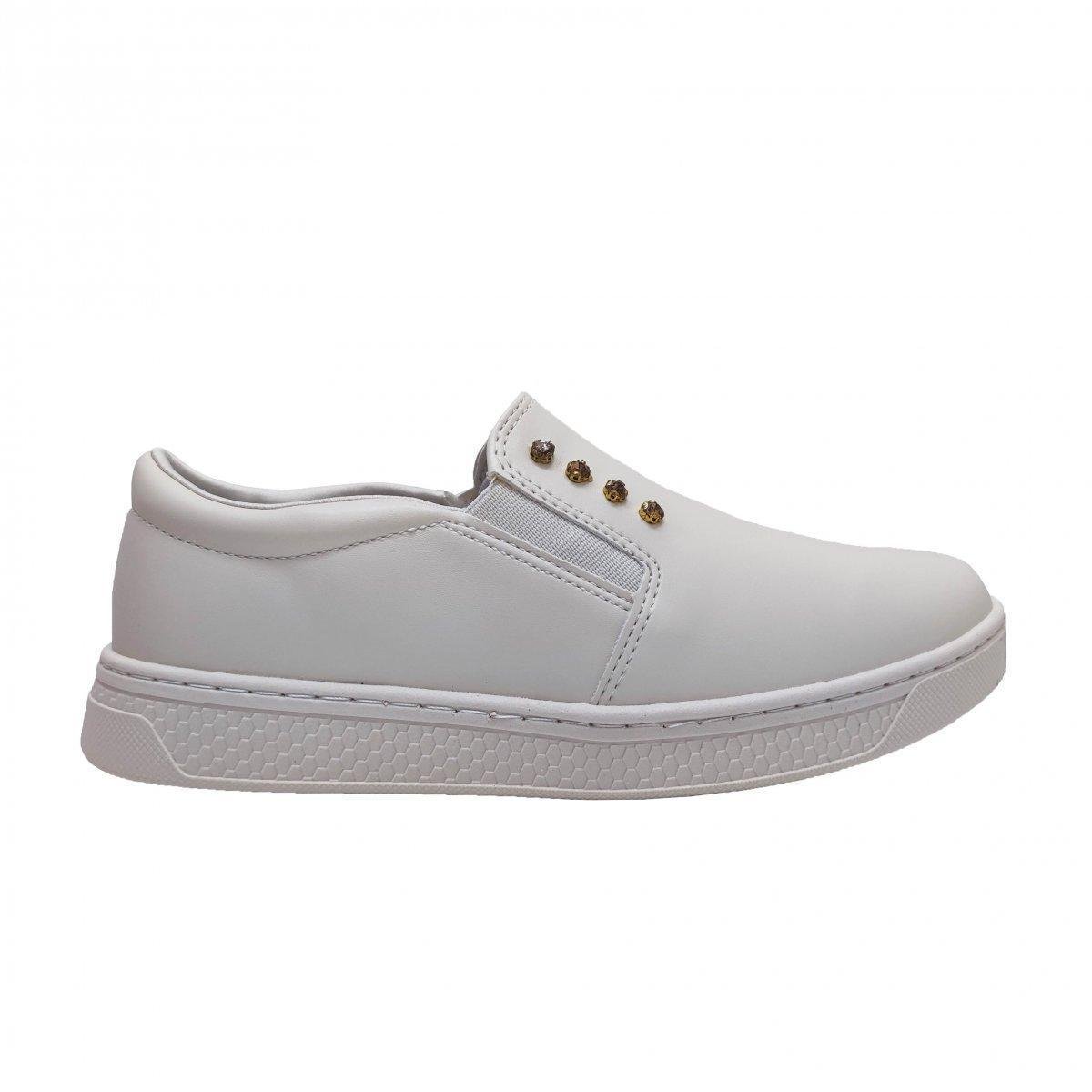 Tenis Chunky Betina Branco em promoção na Netshoes!