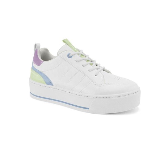 Tenis Ramarim Casual Chunky Flatform Plataforma 2297204 Branco - Branco Menor preço em Tenis Ramarim Casual Chunky Flatform Plataforma 2297204 Branco - Branco