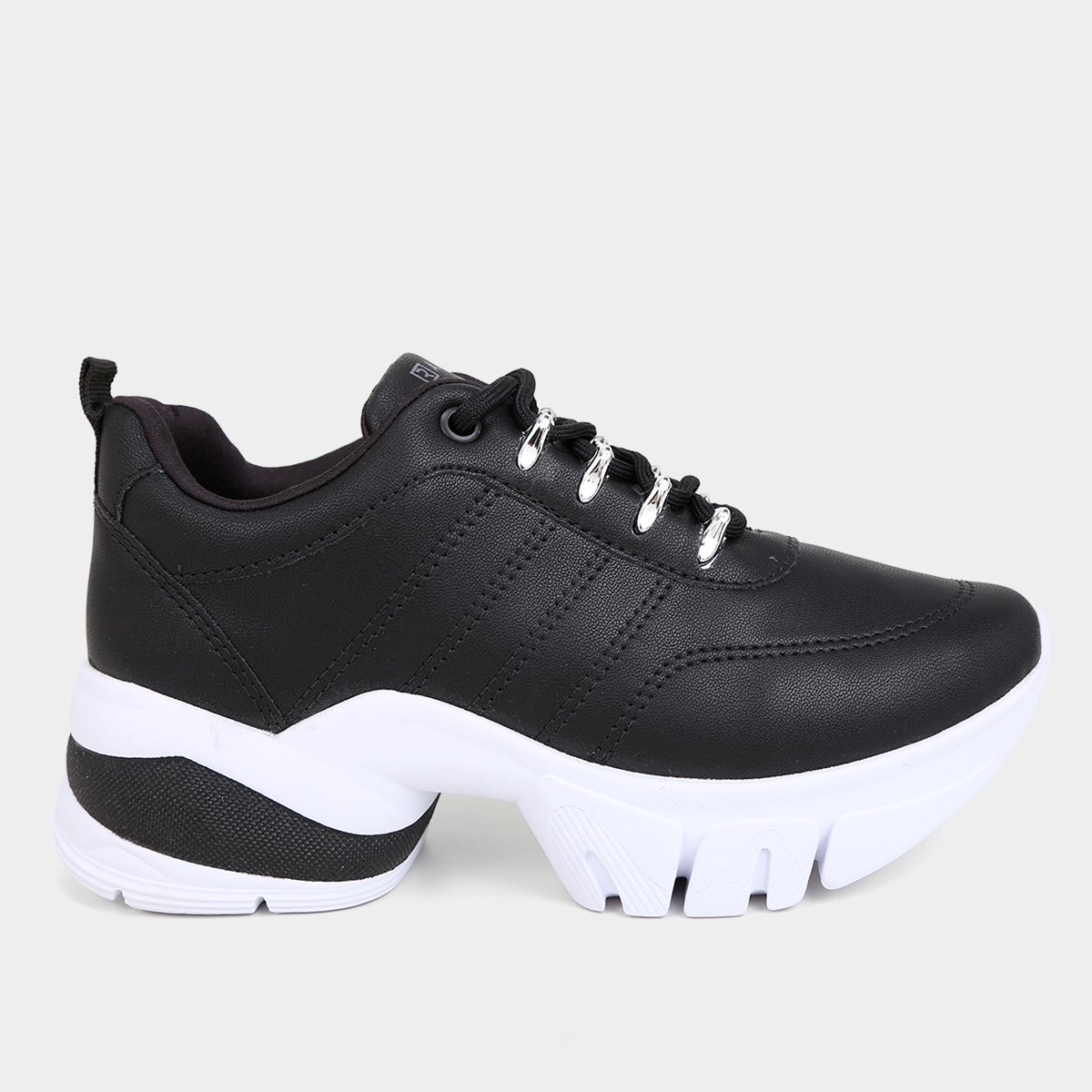 Tênis Ramarim Chunky Glow Feminino Preto Netshoes