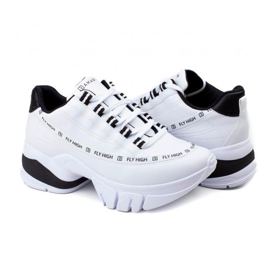 Tênis Ramarim Dad Sneaker Chunky Fly High - Branco Menor preço em Tênis Ramarim Dad Sneaker Chunky Fly High - Branco