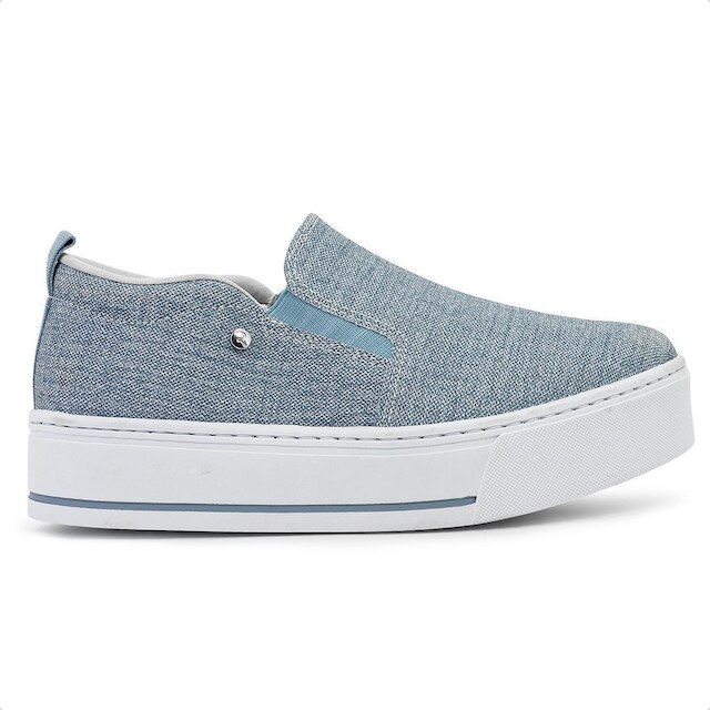 Tênis Ramarim Slip On Caixa Alta - Jeans Menor preço em Tênis Ramarim Slip On Caixa Alta - Jeans