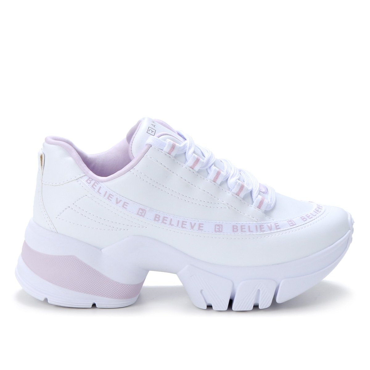 Tênis Ramarim Tchunk Feminino - Branco+Lilás | Netshoes