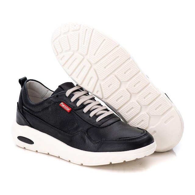 Tênis Ranster Sneaker Masculino em Couro Natural com Tecnologia de Absorção de Impactos