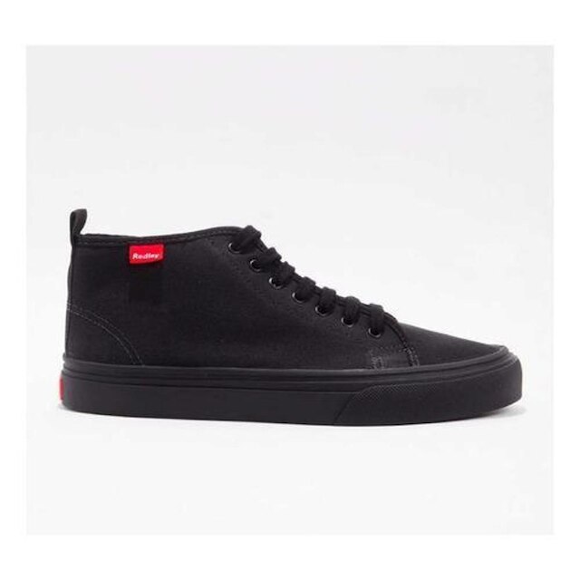 Tênis Redley Clássico Cano Médio/alto Preto Monocromo Wdn-01 - Preto ...