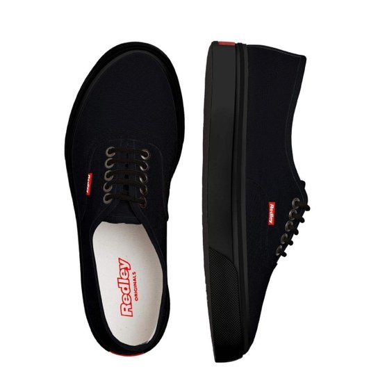 Tênis Redley Original Ir10 Masculino Feminino Pronta Entrega - Preto Menor preço em Tênis Redley Original Ir10 Masculino Feminino Pronta Entrega - Preto