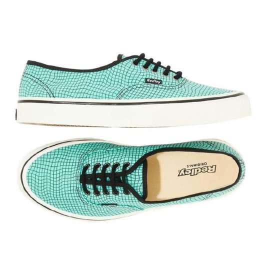 Tênis Redley Originals Grid - Verde+Preto Menor preço em Tênis Redley Originals Grid - Verde+Preto