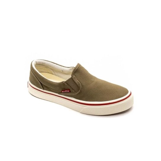Tênis Redley Originals Slip On - Cáqui - 40 - Cáqui Menor preço em Tênis Redley Originals Slip On - Cáqui - 40 - Cáqui