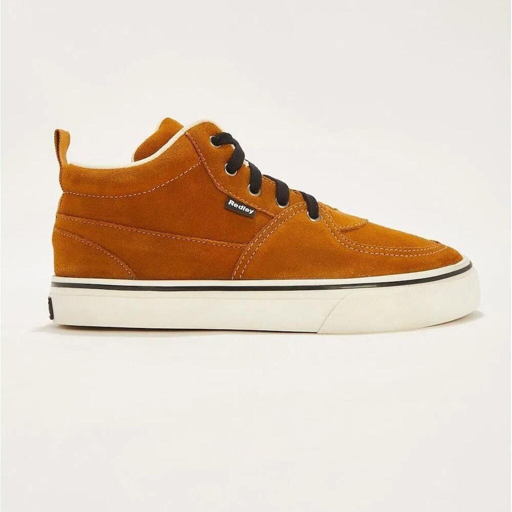 Tenis Redley Studio Camurça Cano Alto Feminino