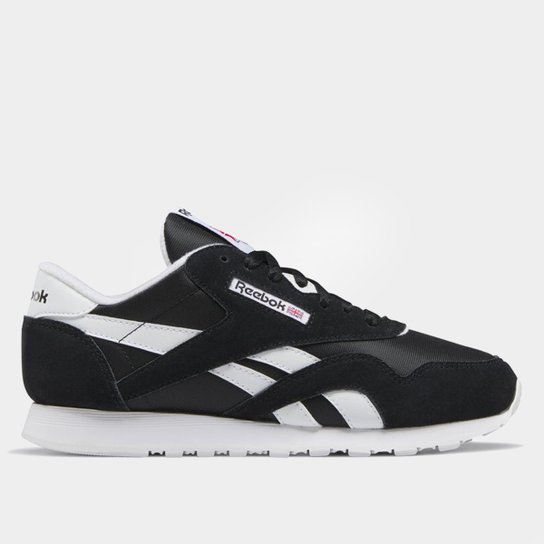 Tênis Reebok Cl Nylon Feminino - Preto Menor preço em Tênis Reebok Cl Nylon Feminino - Preto