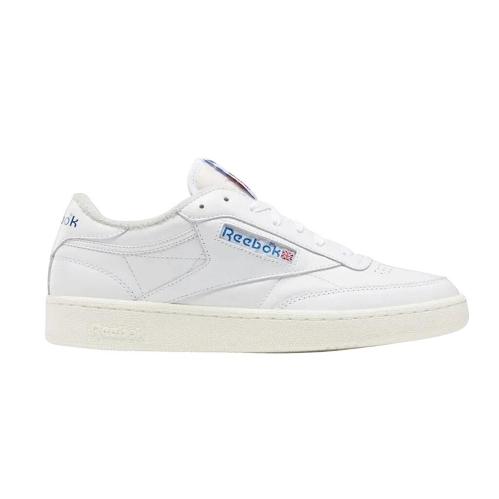 Tênis Reebok Club C 85 Masculino Branco e azul