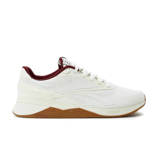 Tênis Reebok Nano X3 Masculino - Bege+Branco Menor preço em Tênis Reebok Nano X3 Masculino - Bege+Branco