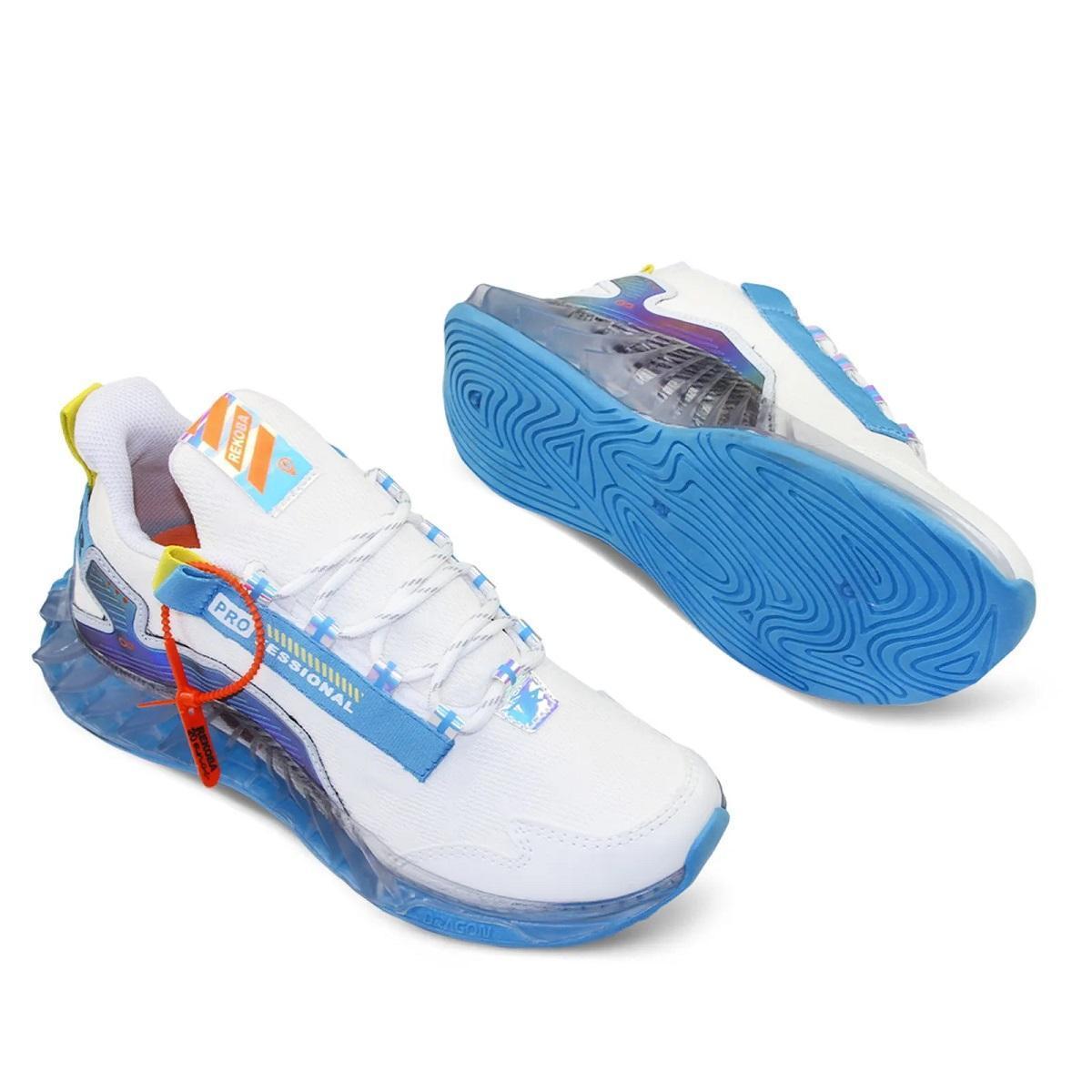 Tênis Rekoba Dragon Slyder Trek Sneaker Amortecedor Hidra - Azul