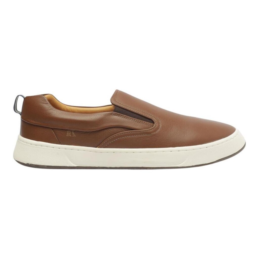 Tênis Reserva Asher Slip Couro Masculino Marrom