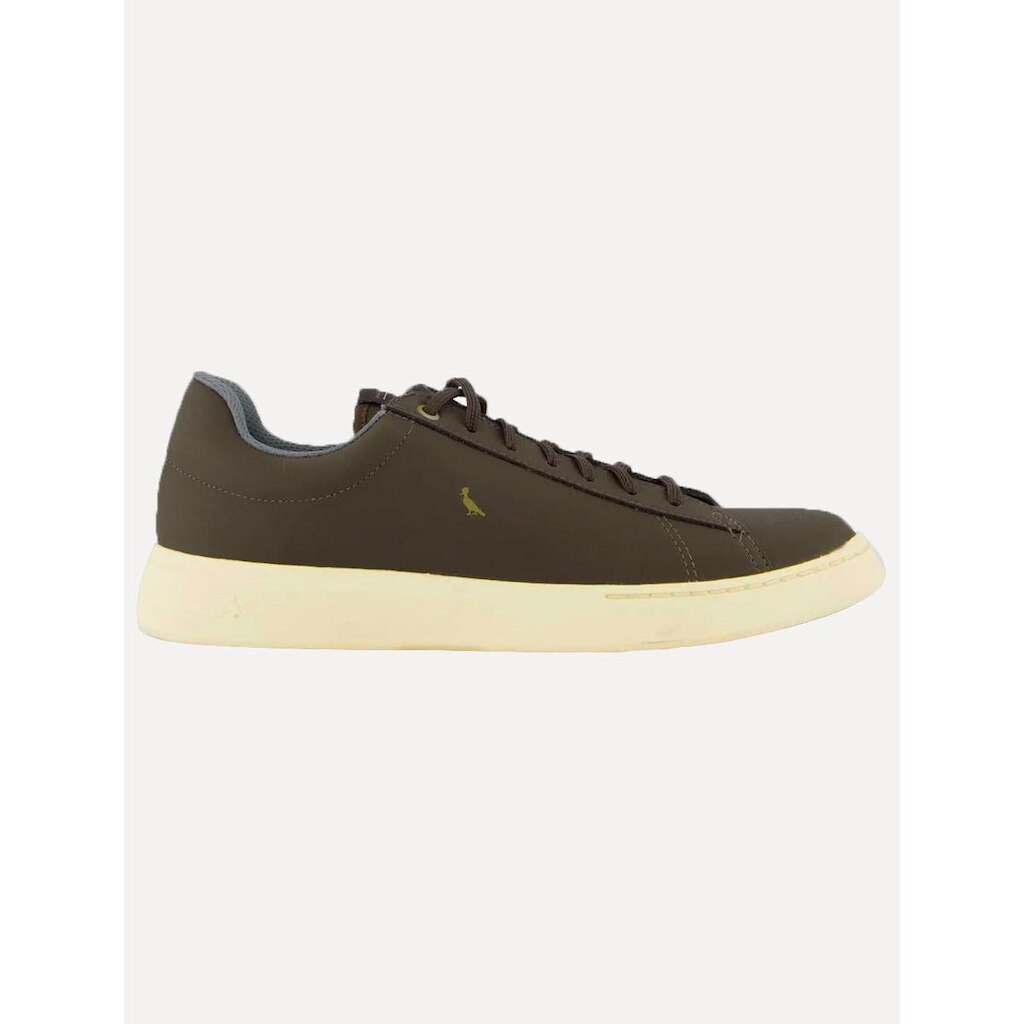 Tênis Reserva Masculino Couro Winner Gold Logo Marrom