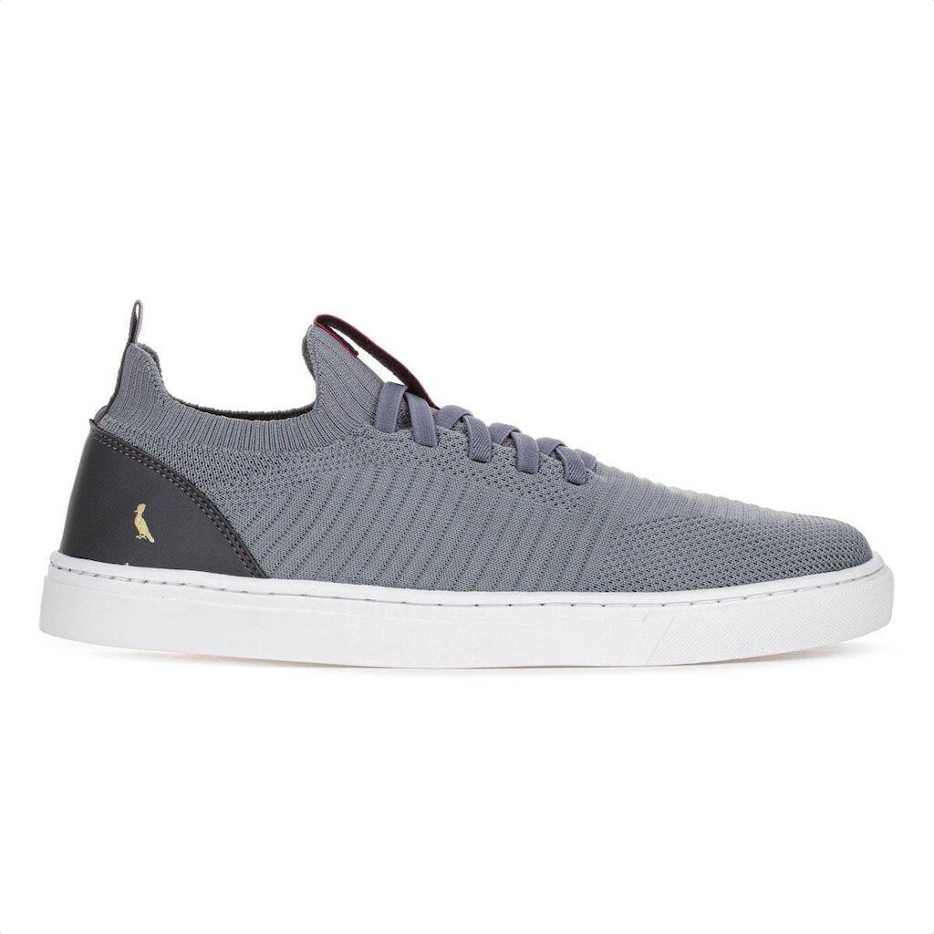Tênis Reserva Nexus Knit Cinza Vermelho e Chumbo - Masculino