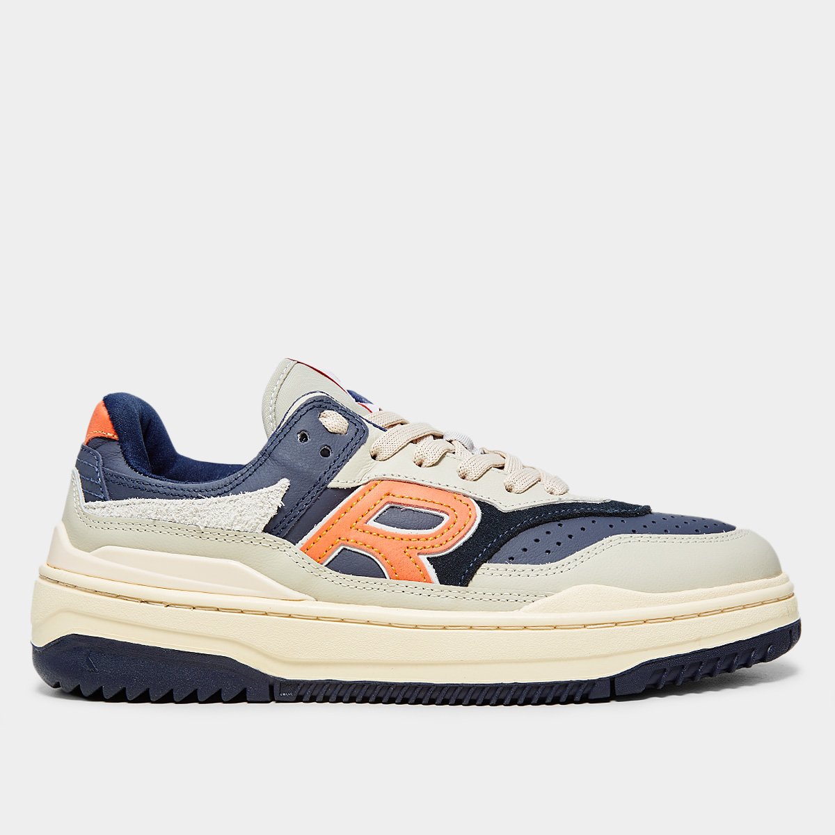 Tênis Reserva R-Bronx Masculino - Off White+Marinho | Netshoes
