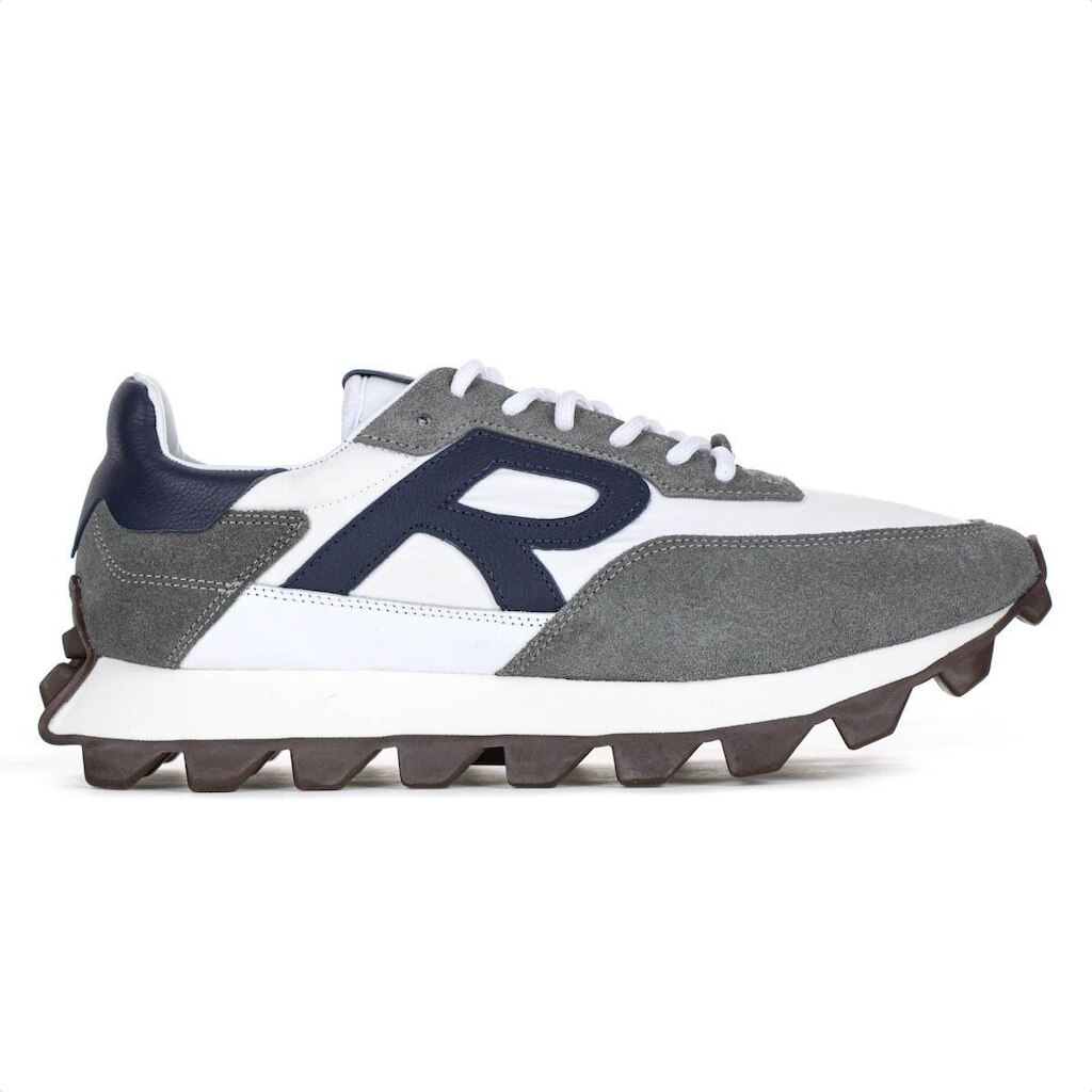 Tênis Reserva Yankee Branco Cinza e Azul - Masculino