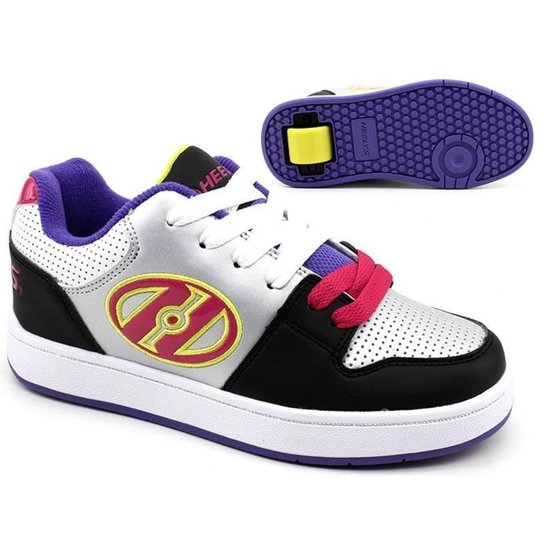 Tênis Rodinha Infantil Heelys Feminino - Cinza Menor preço em Tênis Rodinha Infantil Heelys Feminino - Cinza