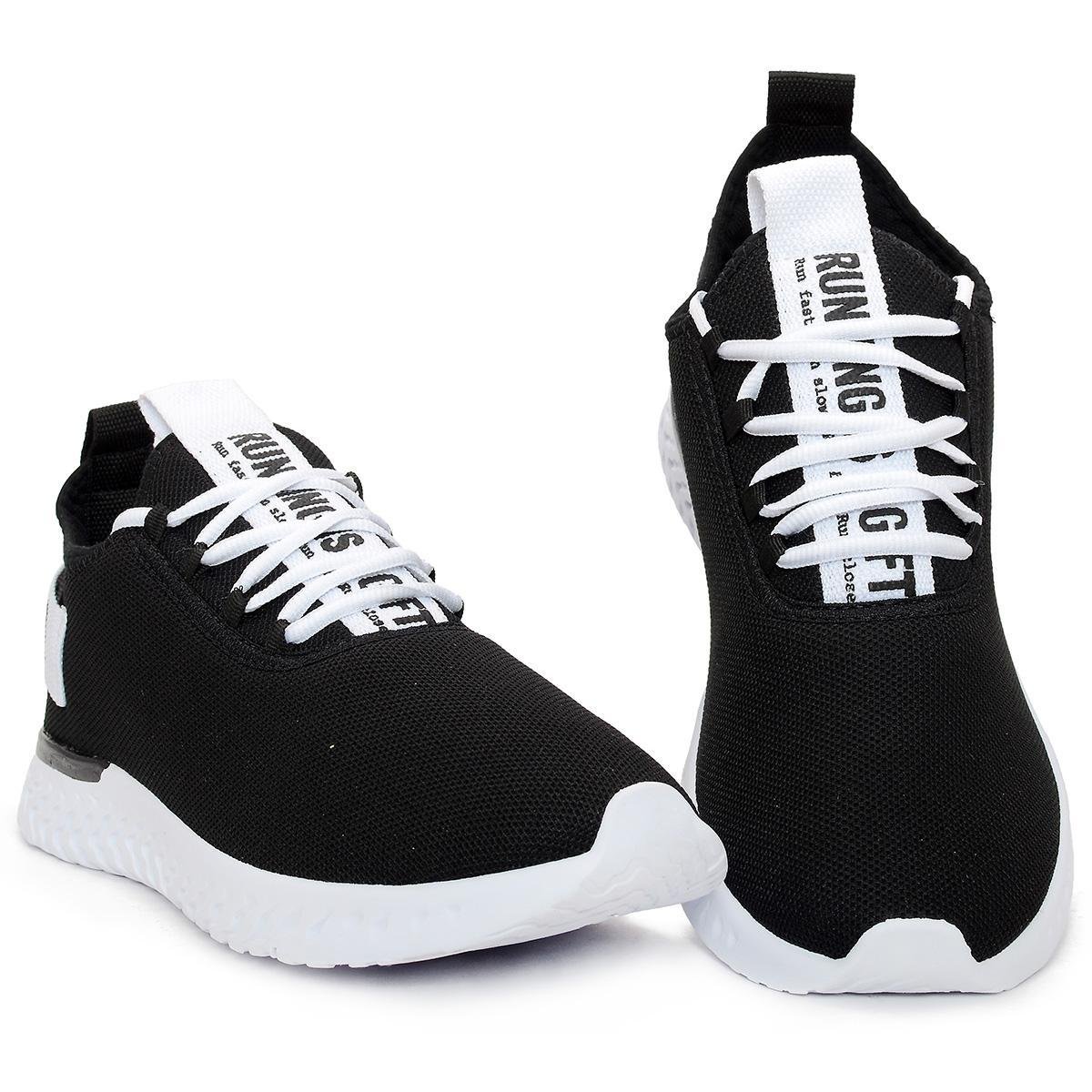tenis run preto