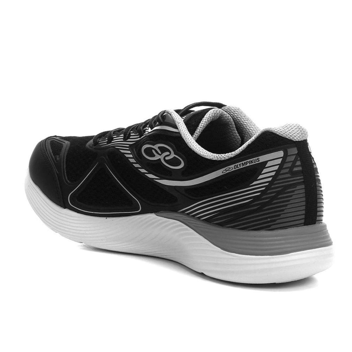 Tênis Running Olympikus Vibration 540 Masculino - Preto+Cinza | Netshoes