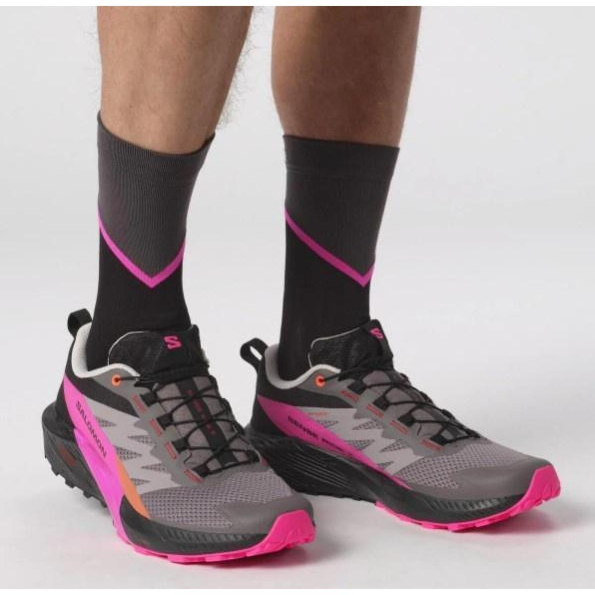Tênis Salomon Sense Ride 5 Unissex E Rosa - Cinza | Netshoes