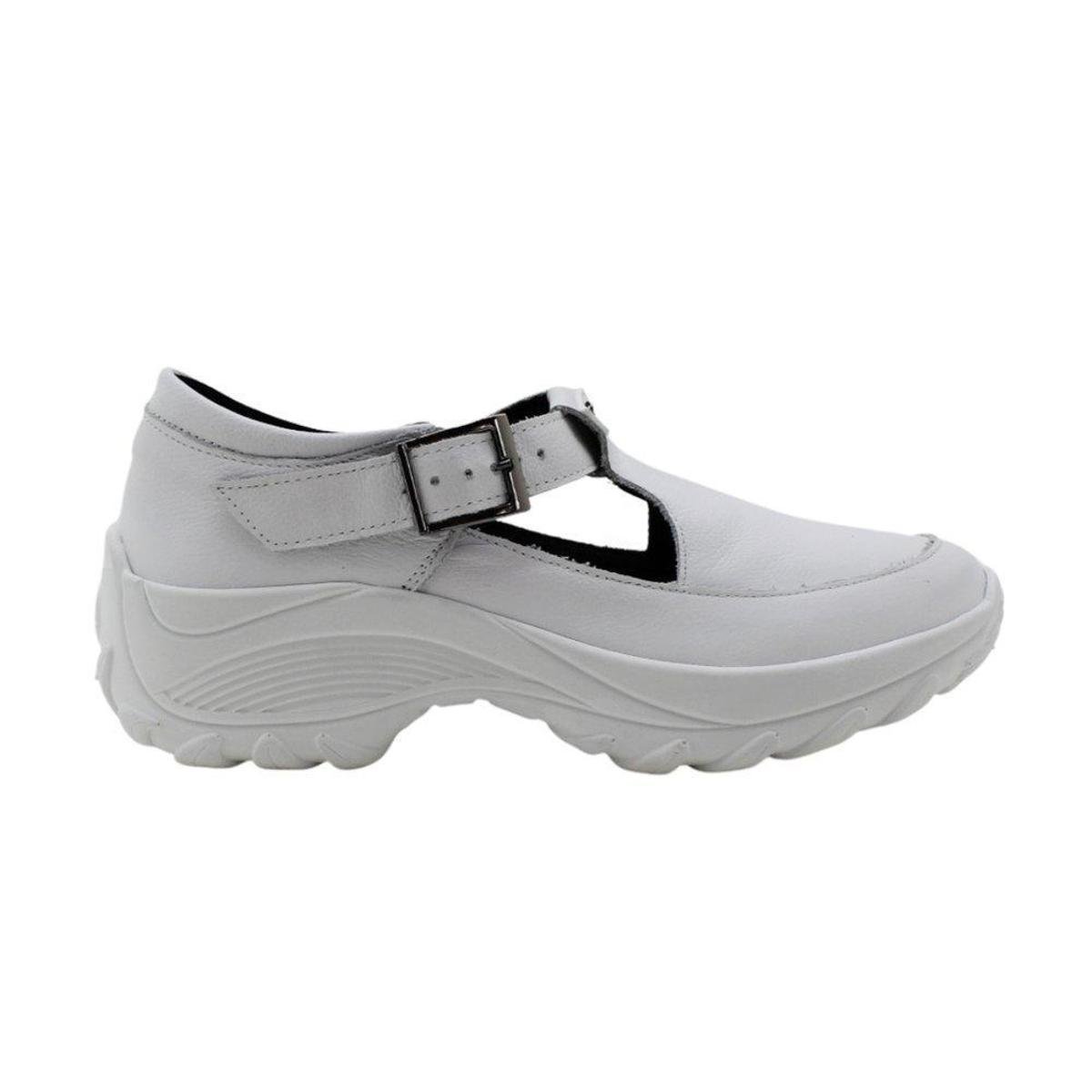 Tenis Sandalia Lirom Em Couro Fechado Com Fivela | Netshoes