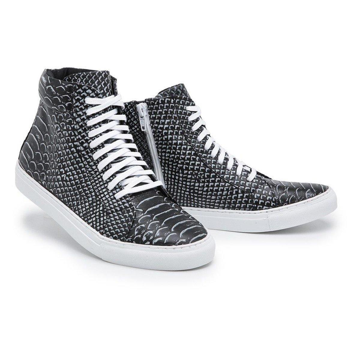 Tênis Sandalo Clave De Fa Vibe Cano Alto Feminino - Preto | Netshoes