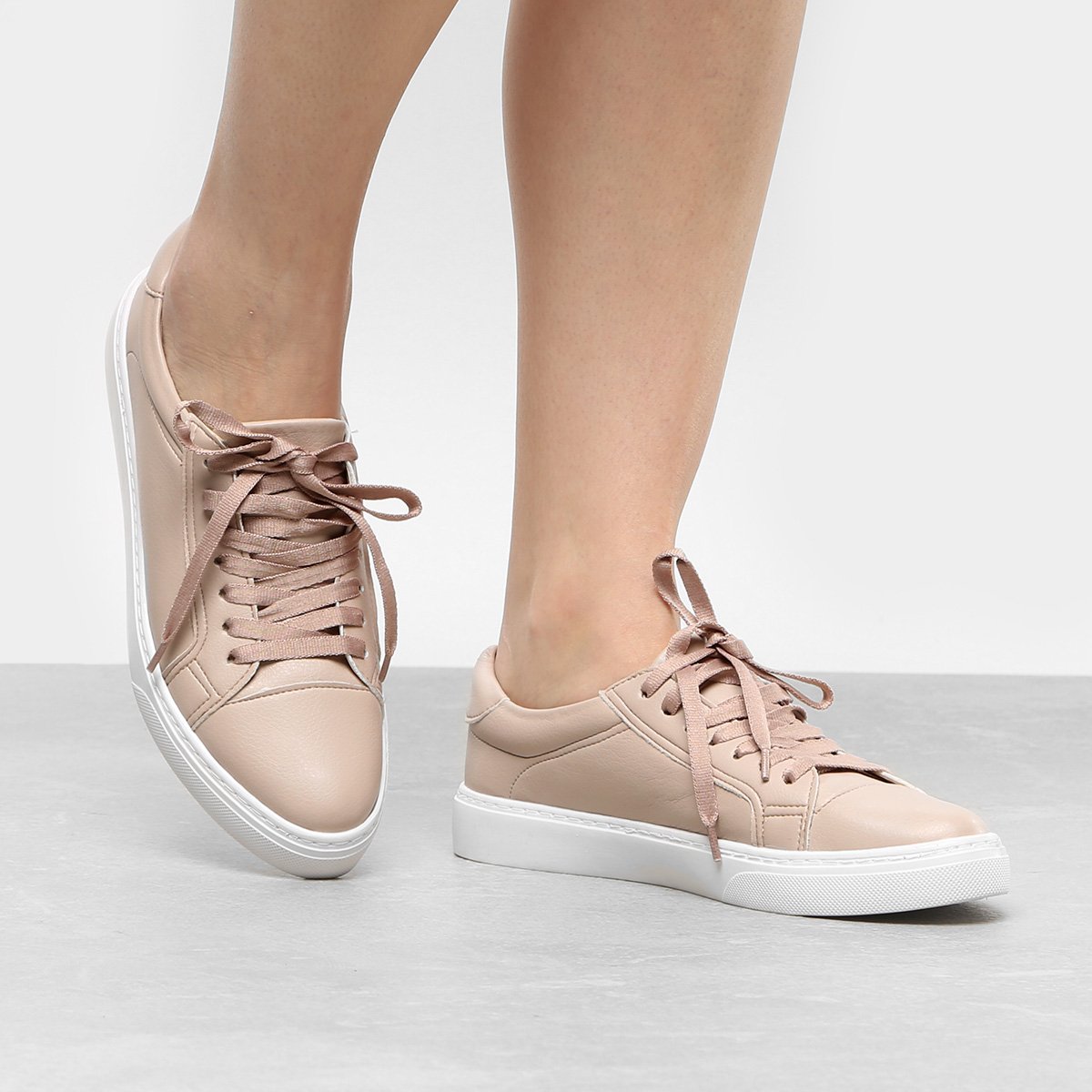 Tênis Santa Lolla Básico Feminino - Bege | Netshoes