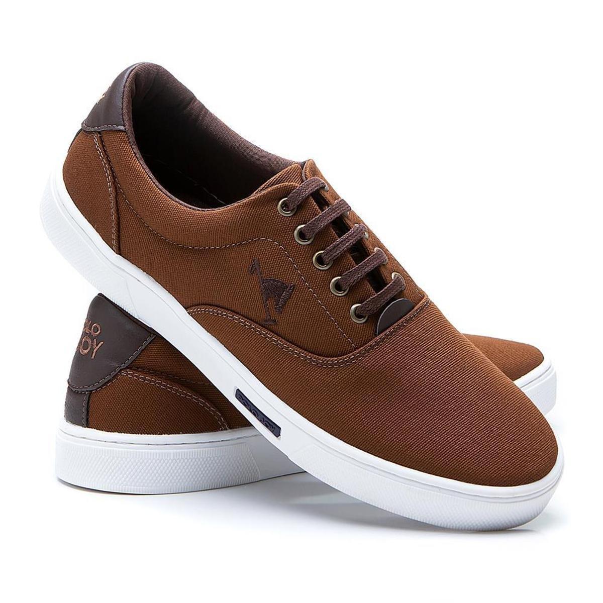 Tênis Sapatênis Masculino Polo Joy Casual Em Lona