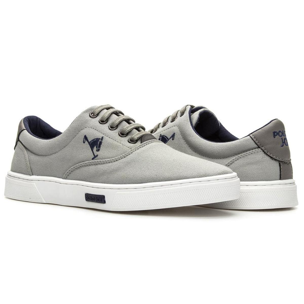 Tênis Sapatenis Sapato Casual Polo Joy - Cinza | Netshoes