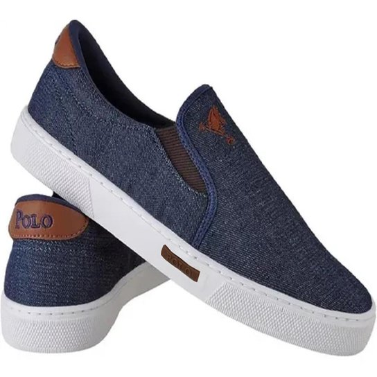 Tênis Sapatenis Sapato Polo Joy Iate Sem Cadarço Tamanhos Grandes - Azul Claro Menor preço em Tênis Sapatenis Sapato Polo Joy Iate Sem Cadarço Tamanhos Grandes - Azul Claro