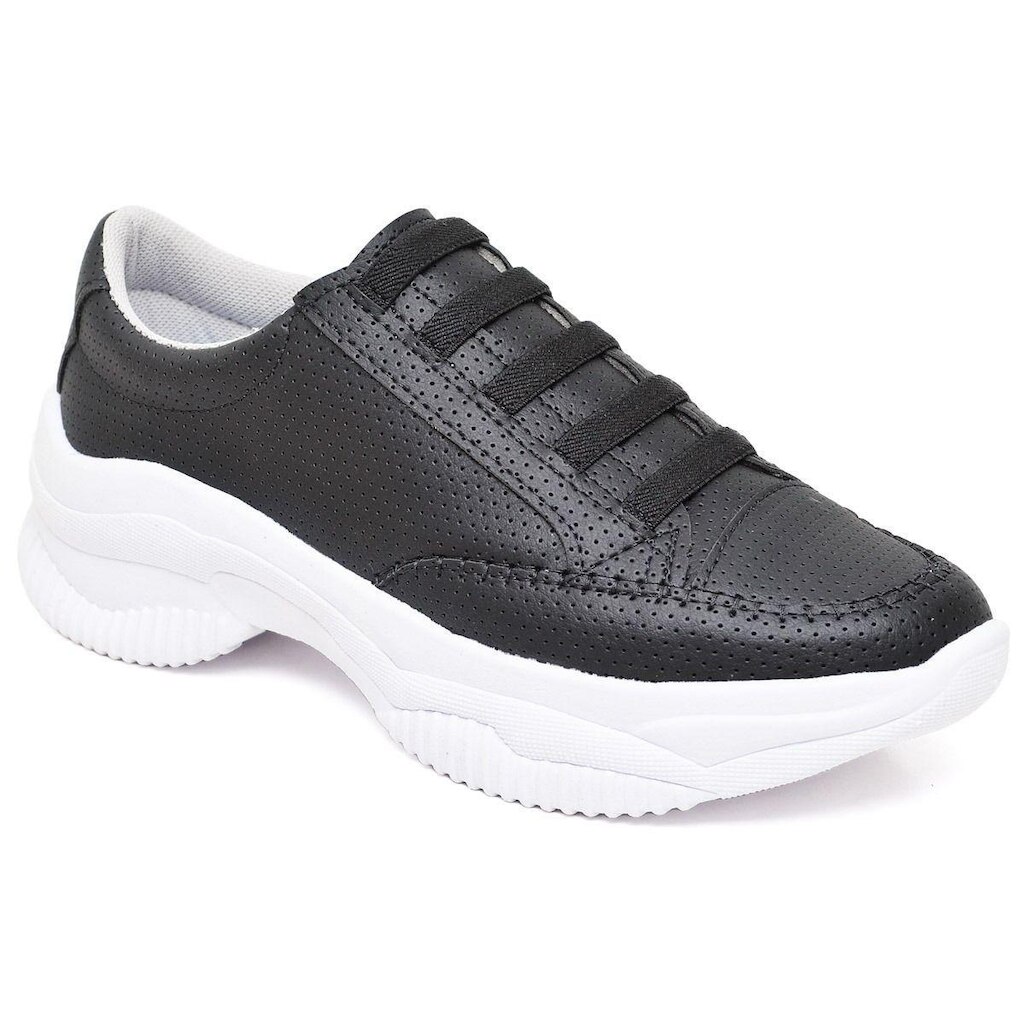 Tênis Sapatênis Sneaker Chunky Detalhe Perfuros