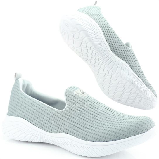 Tênis Sapatilha Casual Feminino Sapatore Caminhada Bordô - Cinza é ruim? Tênis Sapatilha Casual Feminino Sapatore Caminhada Bordô - Cinza é boa?