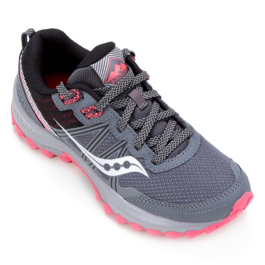 Tênis Saucony Excursion Tr14 Feminino - Chumbo+Vermelho é ruim? Tênis Saucony Excursion Tr14 Feminino - Chumbo+Vermelho é boa?