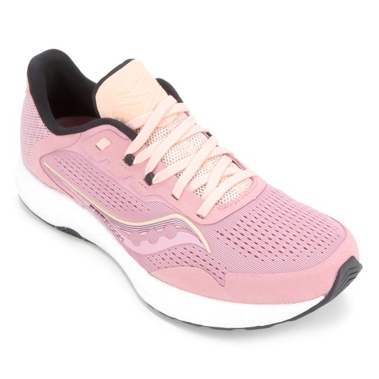 Tênis Saucony Freedom 4 Feminino - Rosê Menor preço em Tênis Saucony Freedom 4 Feminino - Rosê