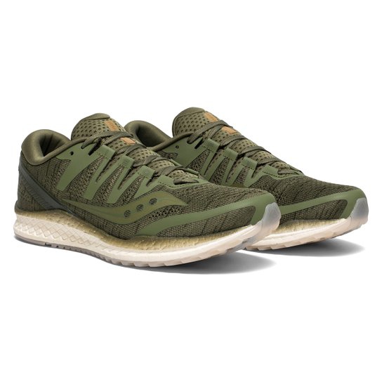 Tênis Saucony Freedom Iso 2 Masculino - Verde Menor preço em Tênis Saucony Freedom Iso 2 Masculino - Verde