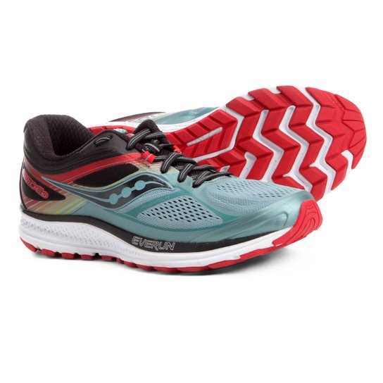 Tênis Saucony Guide 10 Masculino - Azul Petróleo+Preto Menor preço em Tênis Saucony Guide 10 Masculino - Azul Petróleo+Preto