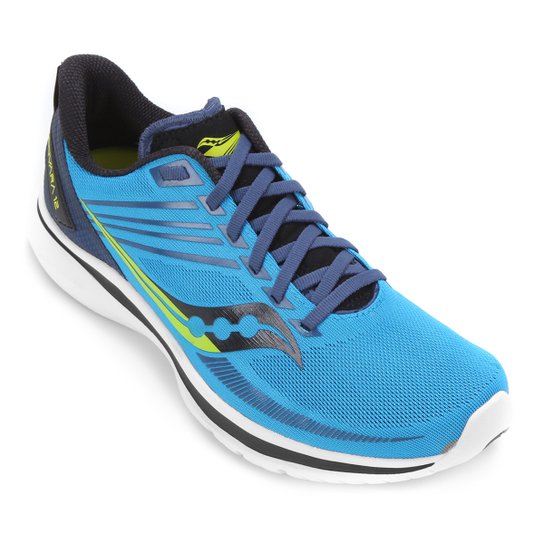 Tênis Saucony Kinvara 12 Masculino - Azul+limão é ruim? Tênis Saucony Kinvara 12 Masculino - Azul+limão é boa?