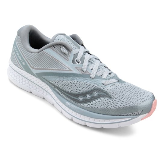 Tênis Saucony Kinvara 9 Feminino - Cinza+Branco Menor preço em Tênis Saucony Kinvara 9 Feminino - Cinza+Branco
