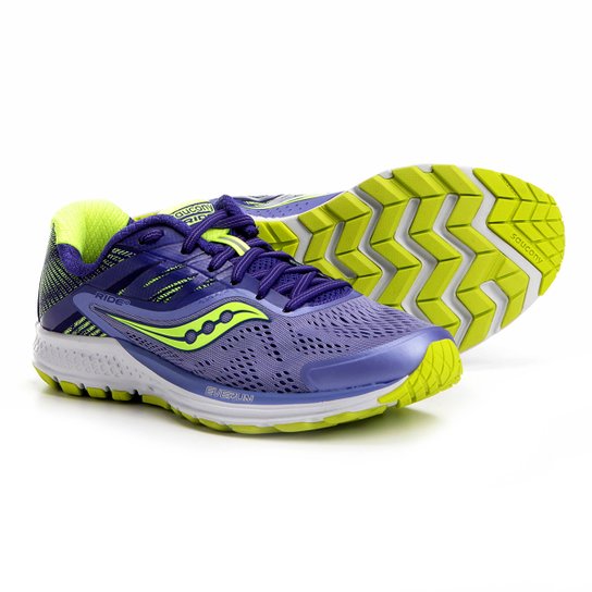 Tênis Saucony Ride 10 Feminino - Azul+Azul claro