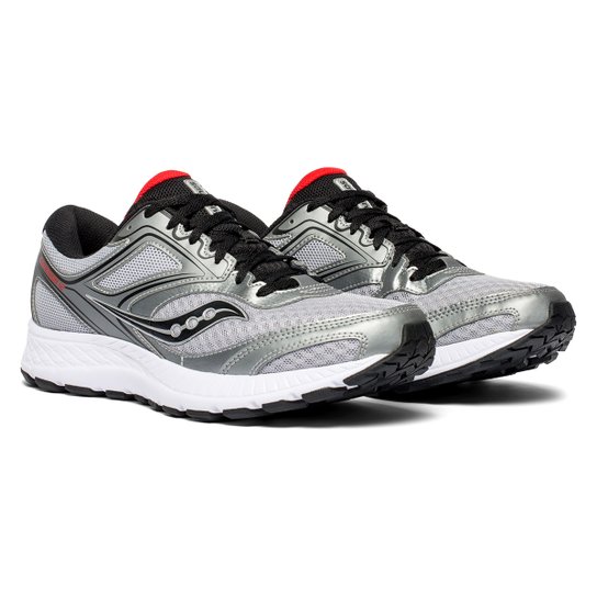 Tênis Saucony Versafoam Cohesion 12 Masculino - Prata e Vermelho é ruim? Tênis Saucony Versafoam Cohesion 12 Masculino - Prata e Vermelho é boa?