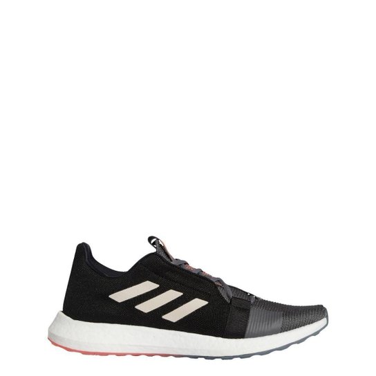 Tênis Senseboost GO Adidas - Cinza+Preto Menor preço em Tênis Senseboost GO Adidas - Cinza+Preto