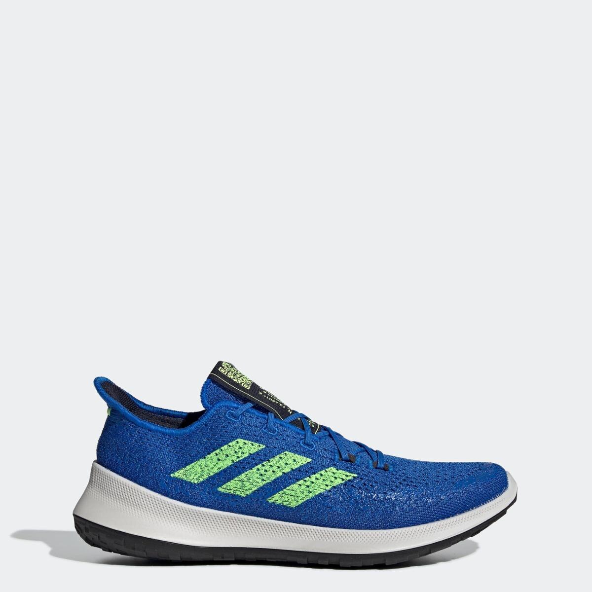 tenis adidas azul com verde