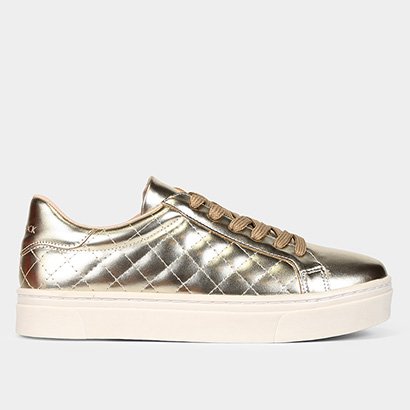 Tênis Shoestock Básico Matelassê Metalizado Feminino - Feminino