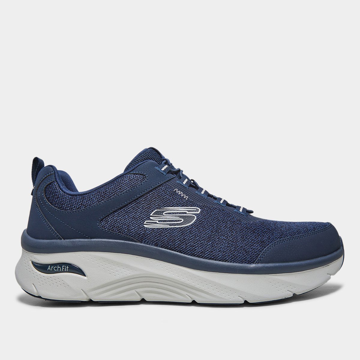 Tênis Skechers Arch Fit D'Lux Masculino Menor preço em Tênis Skechers Arch Fit D'Lux Masculino