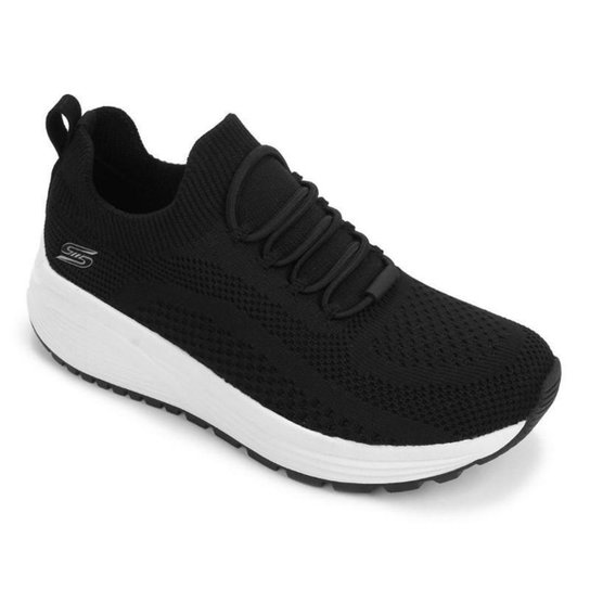 Tênis Skechers Bobs Sparrow 2.0 Allegiance Crew Feminino - Preto+Branco Menor preço em Tênis Skechers Bobs Sparrow 2.0 Allegiance Crew Feminino - Preto+Branco