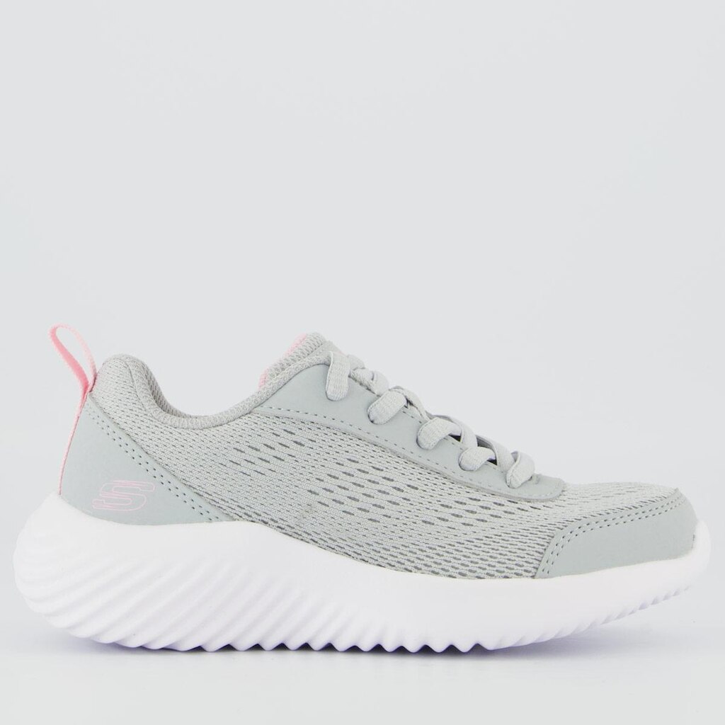 Tênis Skechers Bounder EZ Infantil Cinza