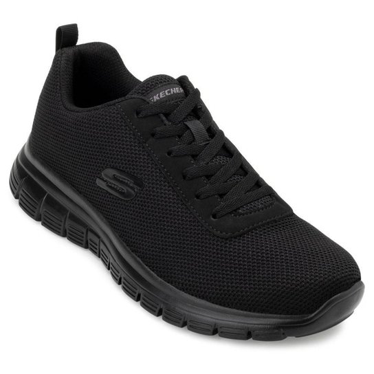 Tênis Skechers Burns Brantley SK19 - Preto Menor preço em Tênis Skechers Burns Brantley SK19 - Preto